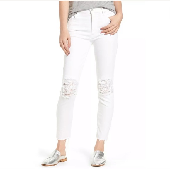 mother jeans lace